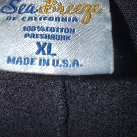 Sea Breeze Of California Black Lagenlook Gauze Dress Tiered XL - Picture 4 of 5